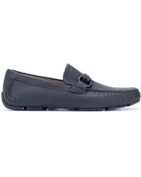 Ferragamo - Flat Shoes Blue - Lyst