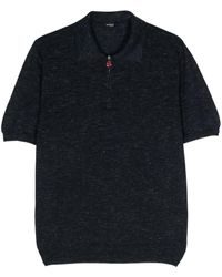Kiton - Mélange Fine-knit Polo Shirt - Lyst