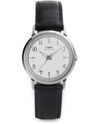 Timex - Marlin Croc-Effect-Strap 34Mm Watch - Lyst