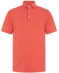 Fedeli - Short-Sleeve Cotton Polo Shirt - Lyst
