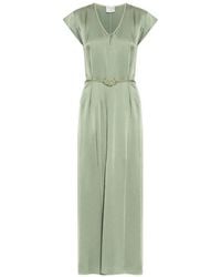 forte_forte - V-Neck Belted Dress - Lyst