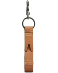 Tod's - Greca Logo-Debossed Key Holder - Lyst