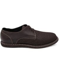 Guidi - Woven Leather Derby Shoes - Lyst