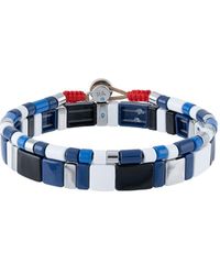 Roxanne Assoulin Lot de bracelets My Way - Bleu