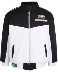 AN-Y1 - Logo-Patch Bomber Jacket - Lyst