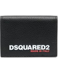 DSquared² - Logo-Print Bifold Wallet - Lyst