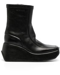 Raf Simons - Square-toe Wedge Boots - Lyst