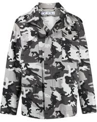 Off-White c/o Virgil Abloh - Camouflage-print Jacket - Lyst