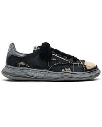 Maison Mihara Yasuhiro - Distressed-Effect Chunky-Sole Sneakers - Lyst