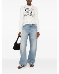MC2 Saint Barth - X Peanuts New Queen Cable-Knit Snoopy-Motif Sweater - Lyst