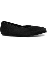 Rick Owens - Leather Ballet Flats - Lyst