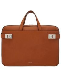 Ferragamo - Porte-Documents À Boucle Gancini - Lyst