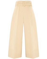 Dorothee Schumacher - Belted Wide Leg Trousers - Lyst