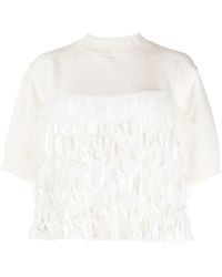 Sacai Short-sleeve tops for Women - Up to 55% off | Lyst