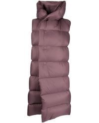 Rick Owens - Gilet Matelassé À Capuche - Lyst