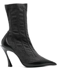 Mugler - Botas estilo corsé con tacón de 95 mm - Lyst