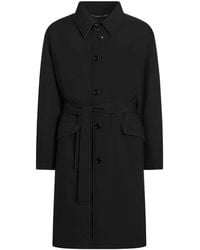 Dolce & Gabbana - Single-Breasted Nylon Trench Coat - Lyst