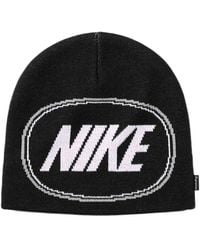 Supreme - X Nike Oval Logo-Intarsia Beanie Hat - Lyst