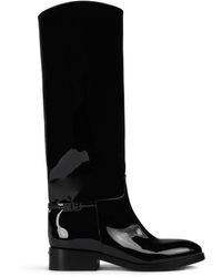 Le Silla - Charlotte Patent Leather Buckle Boots - Lyst
