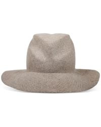 Catarzi - Logo-Plaque Felt Hat - Lyst