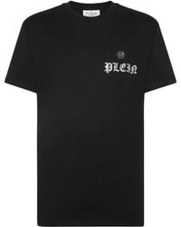 Philipp Plein - Skull Crystal-Embellished T-Shirt - Lyst