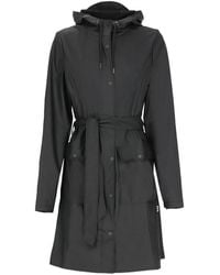 Rains - Curve Hooded Jacket - Lyst