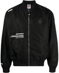 Aape By A Bathing Ape - Veste Bomber Zippée À Patch Logo - Lyst