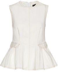 ROTATE BIRGER CHRISTENSEN - Peplum Blouse - Lyst