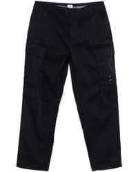 C.P. Company - Trousers With Concealed Fly And Flap Pockets - Lyst
