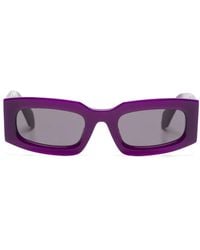 Off-White c/o Virgil Abloh - Cary Rectangle-Frame Sunglasses - Lyst