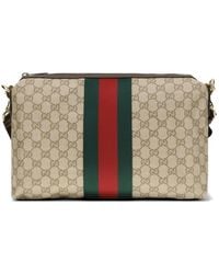 Gucci - Gg Web Shoulder Bag - Lyst