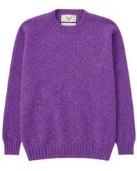 Fortela - Shetland Crew Neck Sweater - Lyst