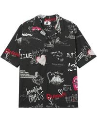 Izzue - Hemd Mit Palmen-Print - Lyst