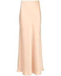 Al Duca d'Aosta - Satin Elasticated-Waist Skirt - Lyst