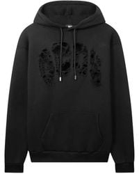 Gcds - Laser-Cut Distressed Hoodie - Lyst