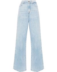 7 For All Mankind - Jean ample Lotta à taille haute - Lyst