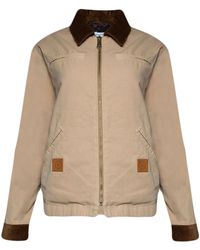 Sporty & Rich - Srhwc Canvas Zipped Jacket - Lyst