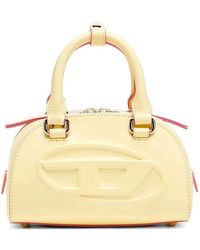 DIESEL - 1Dr Dome-Leather Small Bowling Bag - Lyst