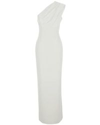 Solace London - Gracie One-Shoulder Draped Maxi Dress - Lyst