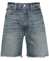 Polo Ralph Lauren - Short en jean à effet usé - Lyst