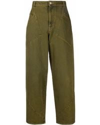 Alberta Ferretti - Deconstructed Wide-Leg Jeans - Lyst