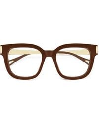 Chloé - Brille Mit Eckigem Gestell - Lyst