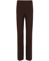 Ferragamo - Pleat-detail Straight-leg Trousers - Lyst