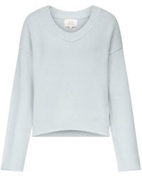 Loulou de Saison - Derry Lds U-Neck Cashmere Sweater - Lyst