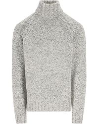 ZEGNA - Trui Met Raglan Mouwen En Hoge Hals - Lyst