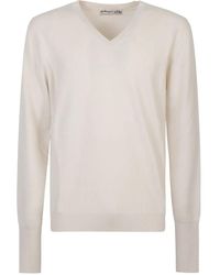 Ballantyne - V-neck Cashmere Sweater - Lyst
