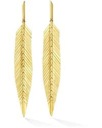 CADAR - 18Kt Feather Earrings - Lyst