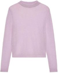 MSGM - Round-Neck Top - Lyst
