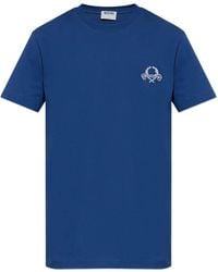 Moschino - T-Shirt With Embroidered Logo - Lyst