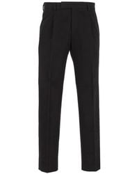 ZEGNA - Pleated Straight-Leg Trousers - Lyst